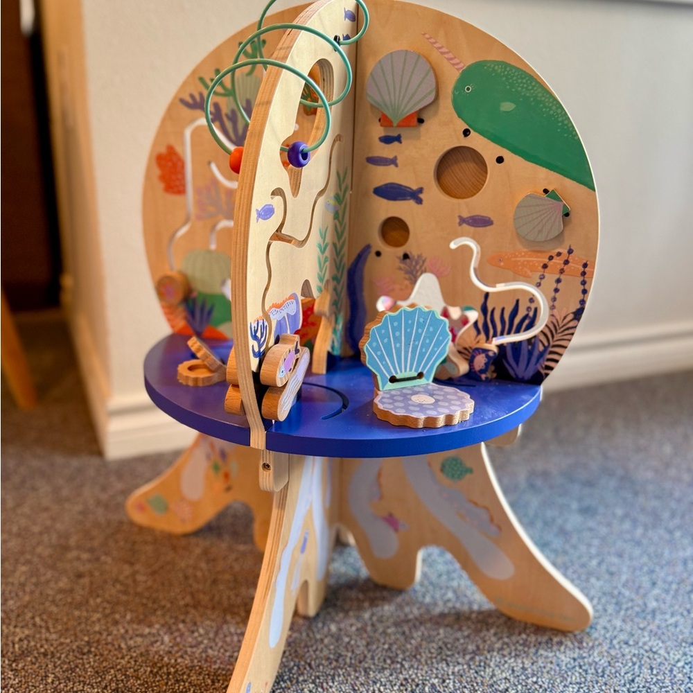 Manhattan Toy Deep Sea Adventure Wooden Toddler Activity Center